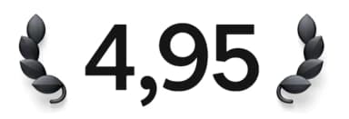 4,95 sobre 5